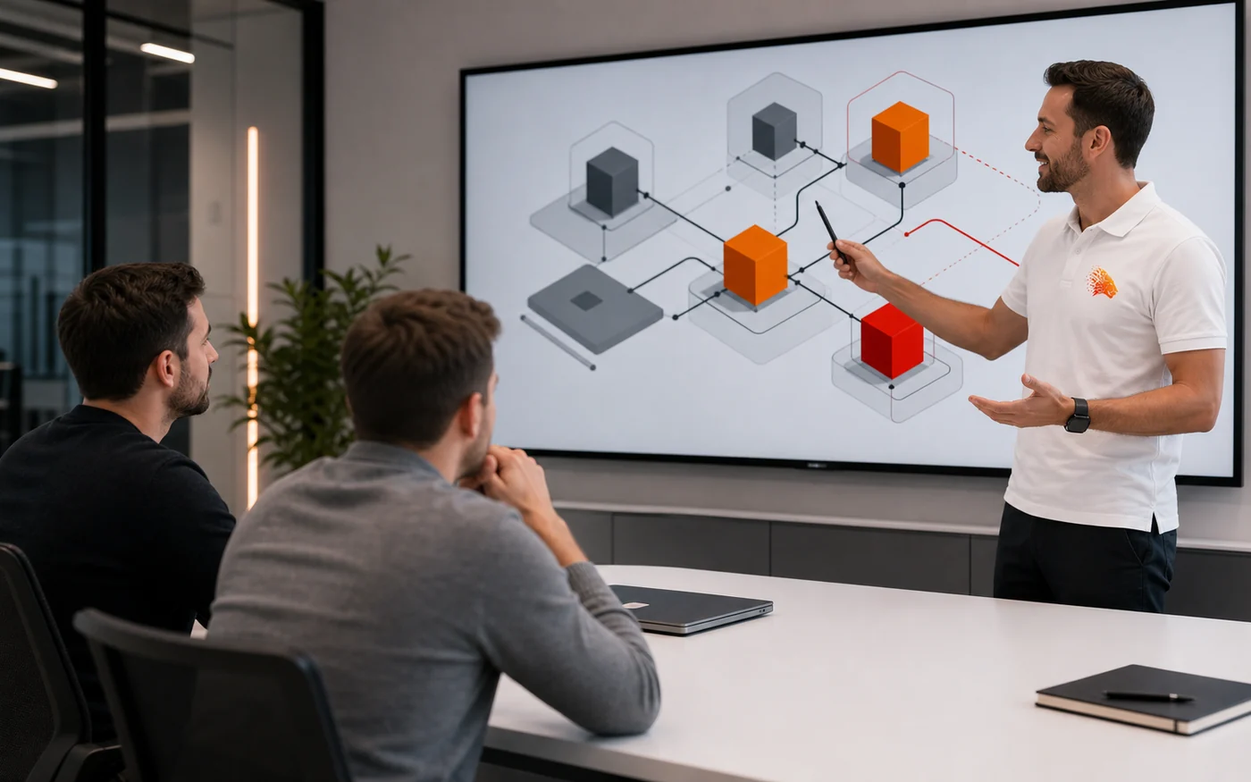 Session de formation Active Directory avec formateur MSSEC et tableau interactif